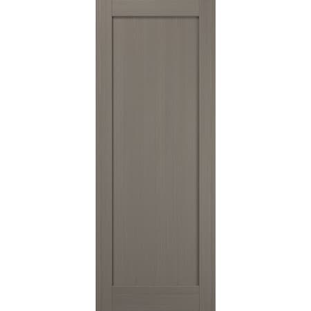 Sartodoors Slab Interior Door, 30" x 84", Gray QUADRO4111S-KS-3084